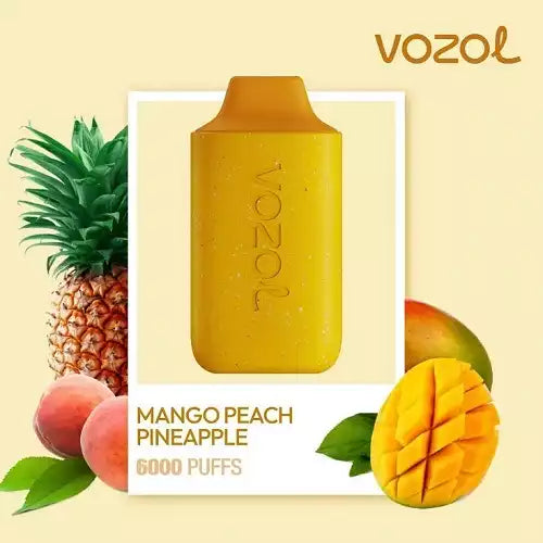 Vozol Star 6000 Mango Peach Pineapple - Dijital Sigara