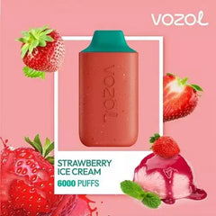 Vozol Star 6000 Strawberry Ice Cream - Dijital Sigara