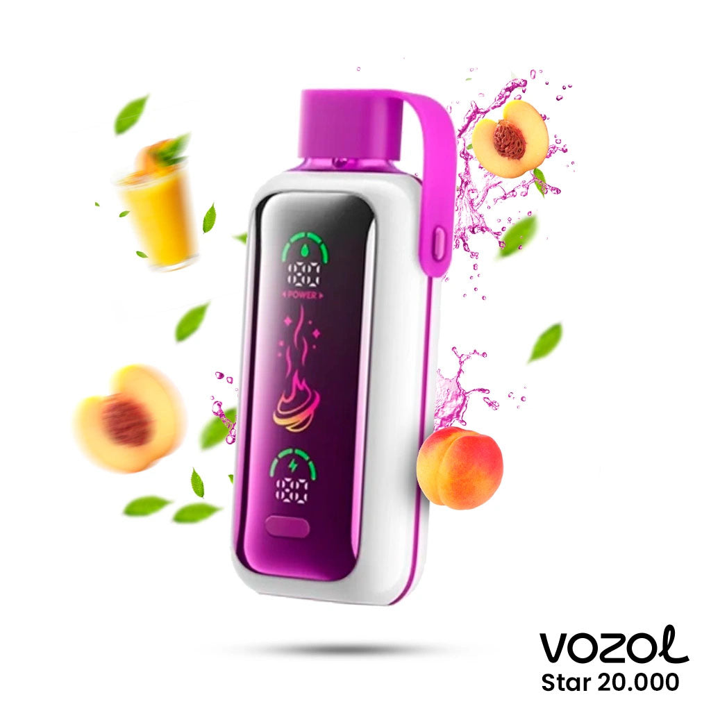 Vozol Star 20000 Juicy Peach İce